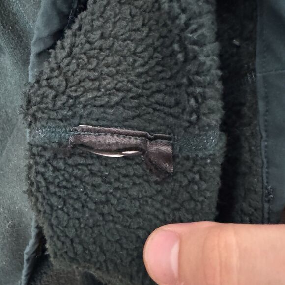 North Face Sweater Men's XL Green‎ Fleece Quarter Zip Pullover Outdoor - Picture 4 of 8